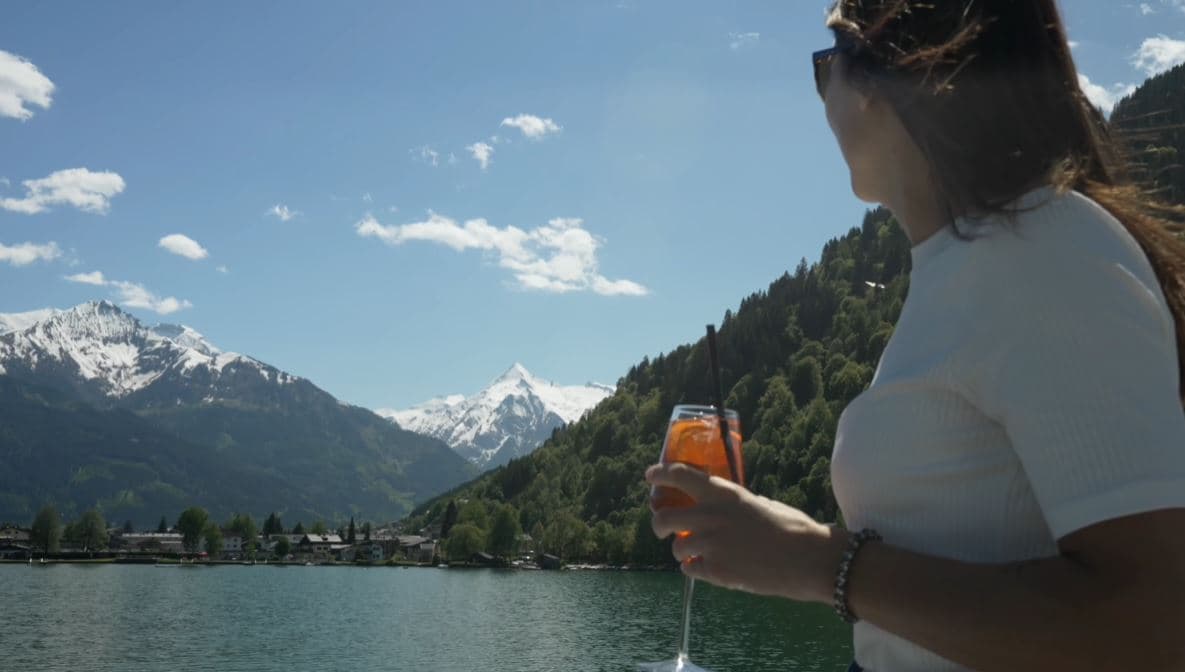 Lake Zell in Austria, undated. Many holidaymakers have been cancelling their trips to Austria due to the war in the Middle East. Note: Photo is a screenshot from a video. (Newsflash)